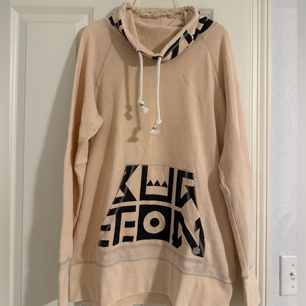 Burton Cream Sweater with Black Pattern